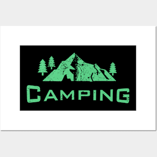 camping Posters and Art